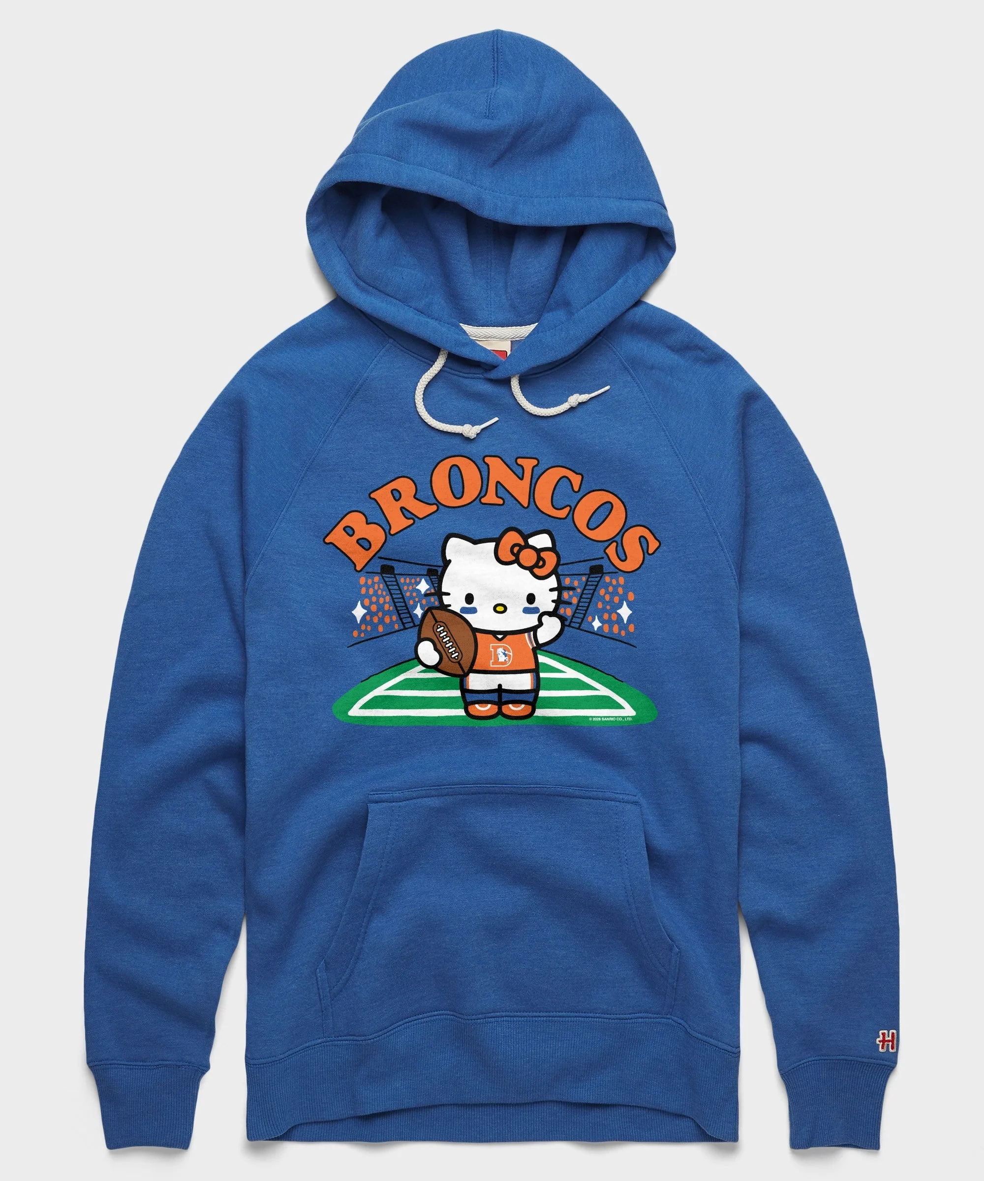 Hello Kitty x Denver Broncos Retro Football Hoodie