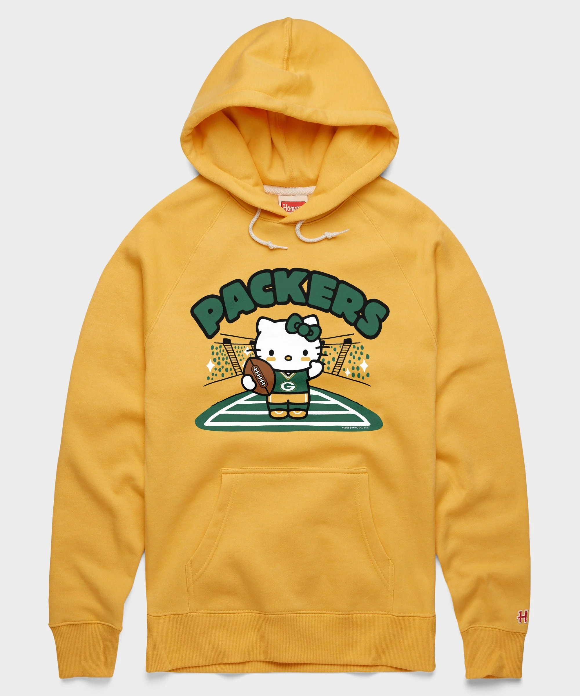 Hello Kitty x Green Bay Packers Football Hoodie