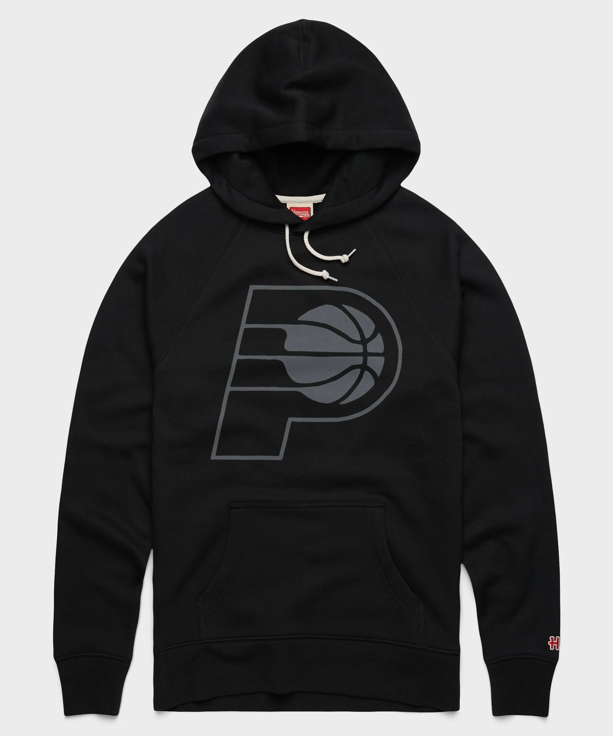 Indiana Pacers Logo Blackout Hoodie