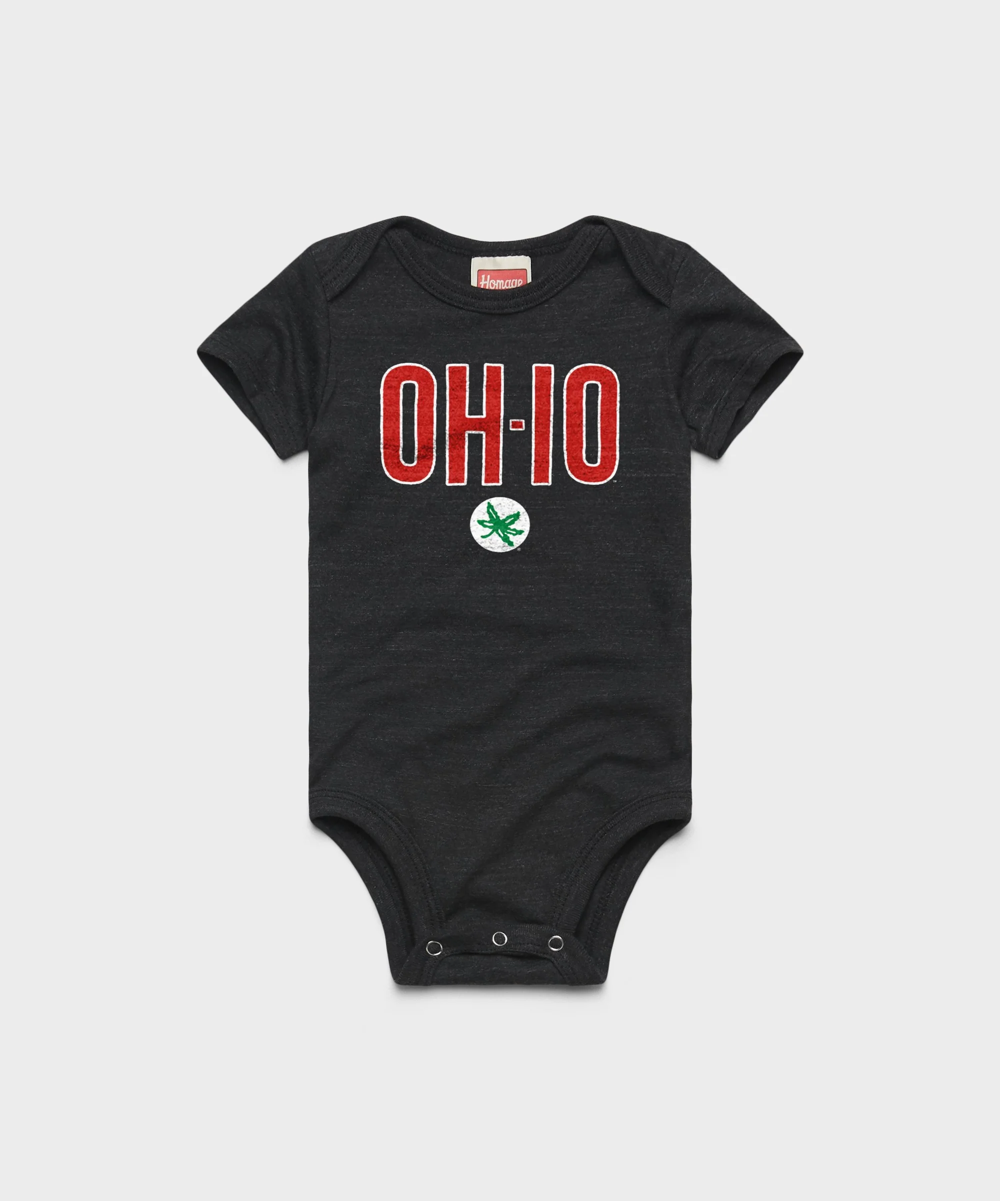 OH-IO Buckeye Leaf Baby One Piece
