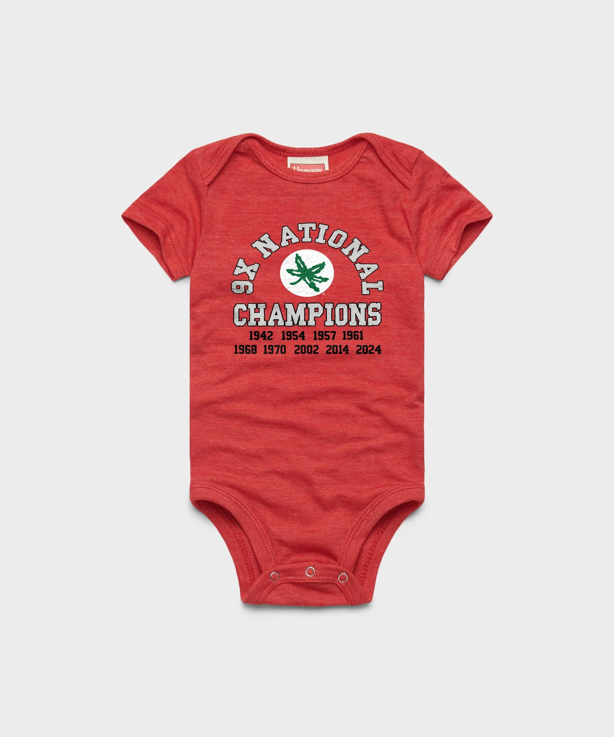 Ohio State 9x National Champions Baby One Piece