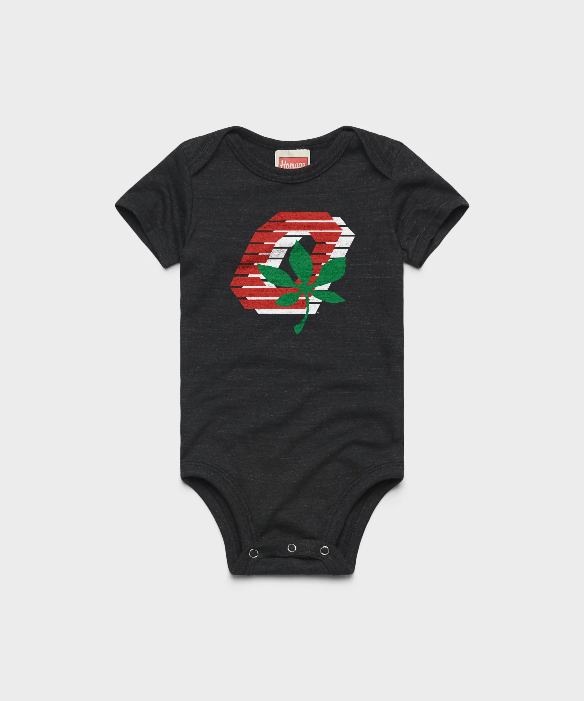 Ohio State Buckeye Leaf Baby One Piece
