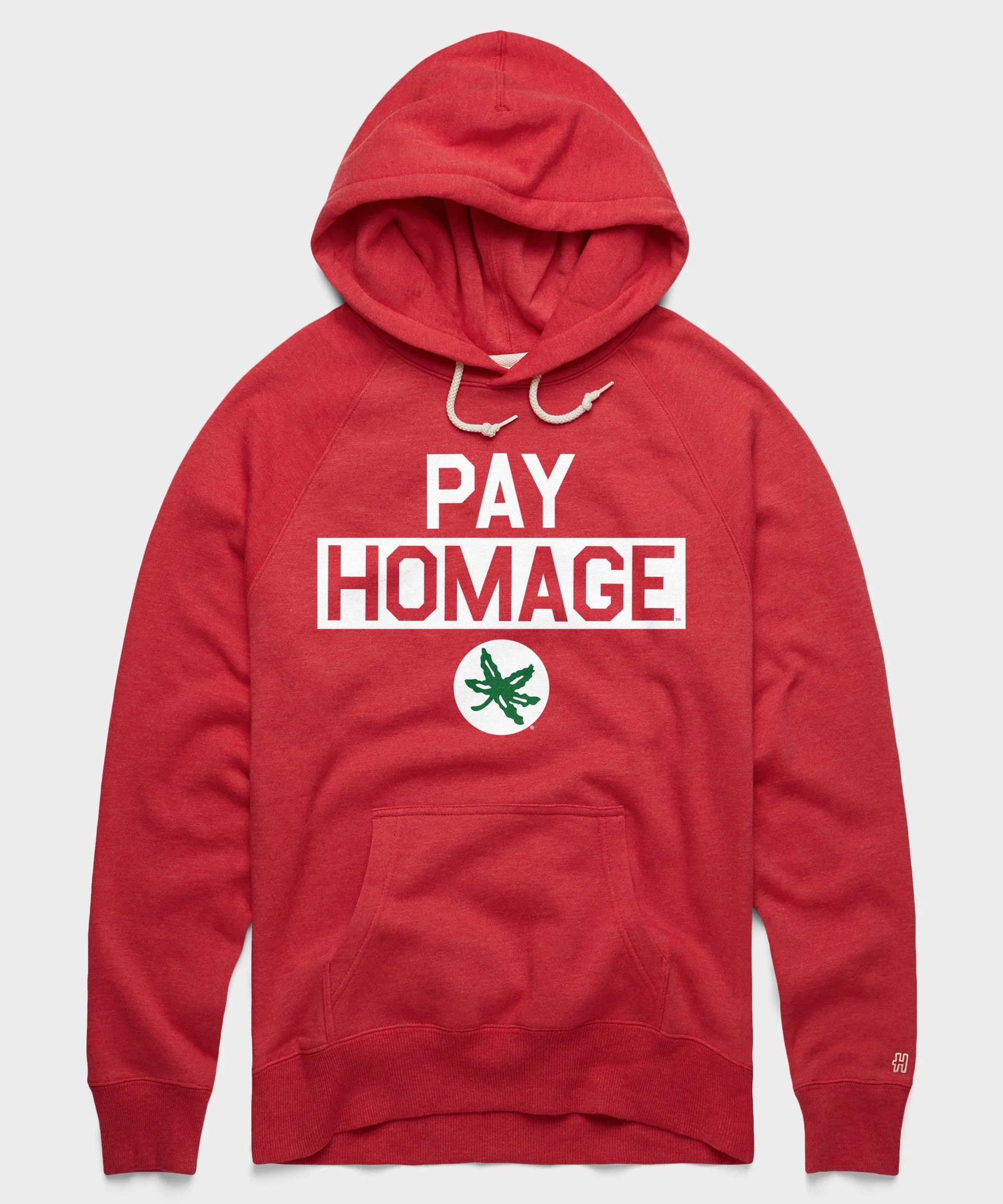 Ohio State Buckeye Leaf Pay Homage Hoodie