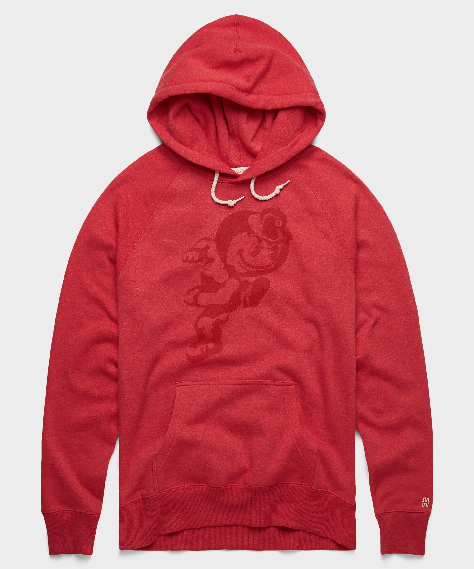 Running Brutus The Buckeye All Scarlet Hoodie