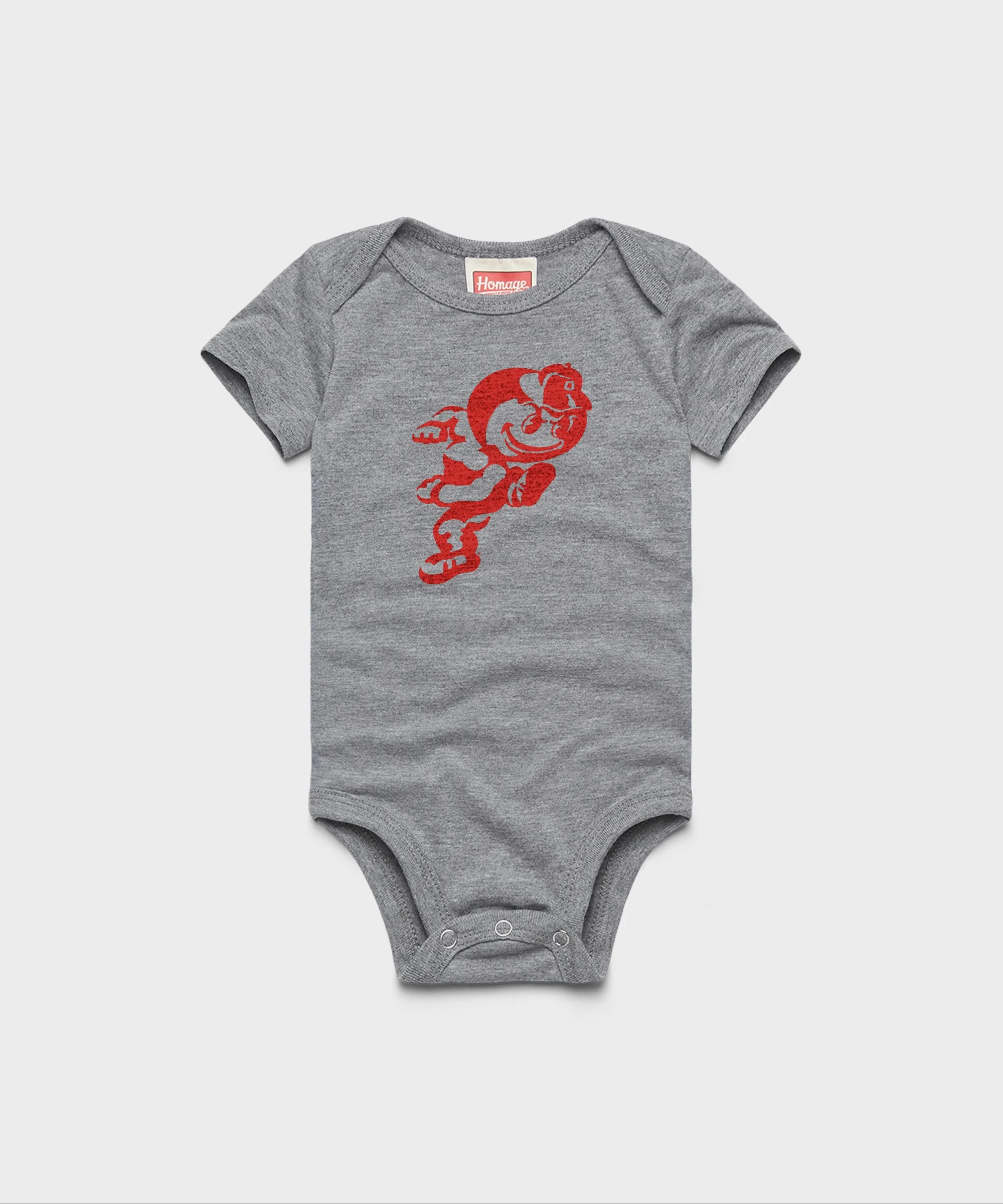 Running Brutus The Buckeye Baby One Piece