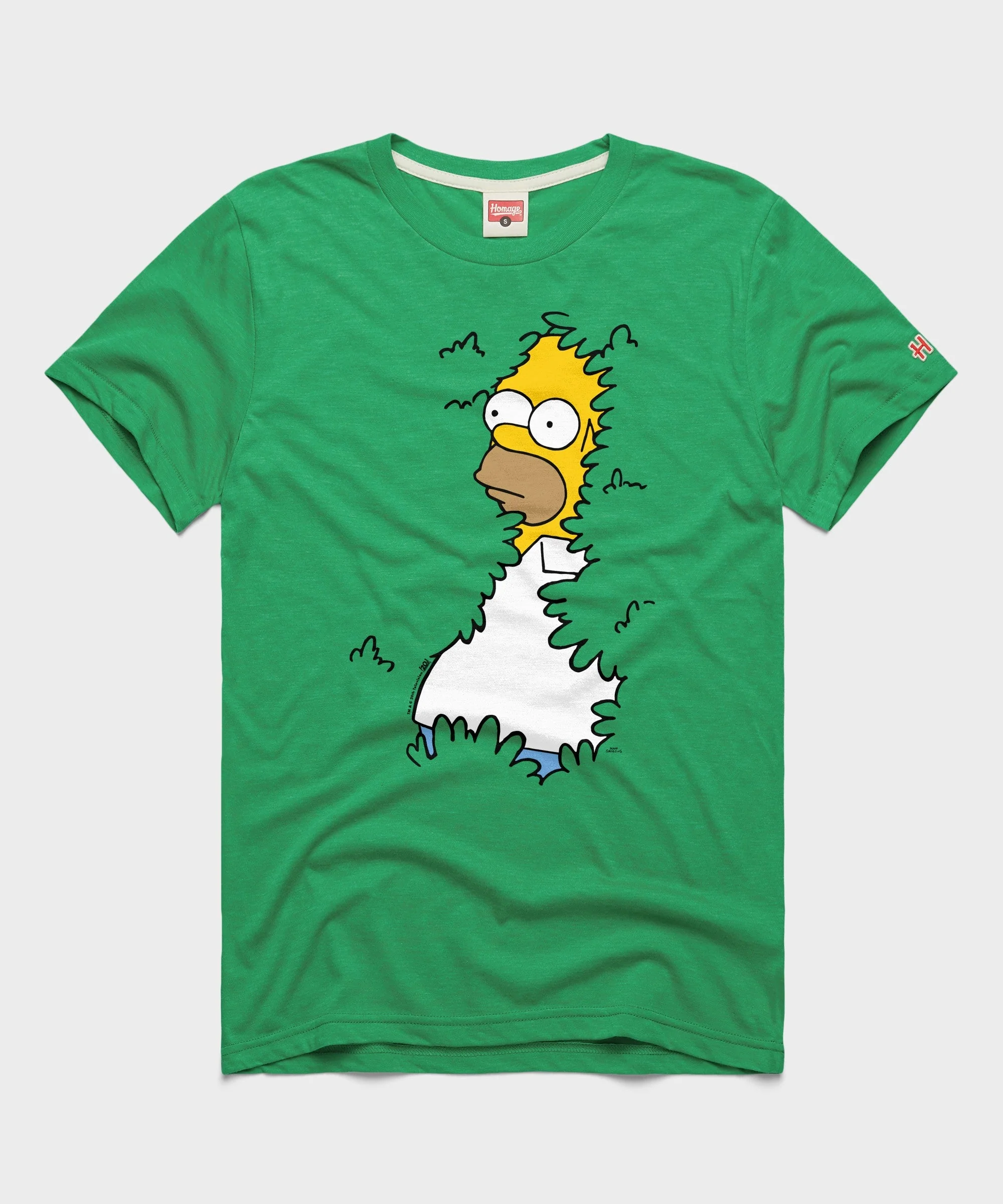 The Simpsons Homer In The Bushes