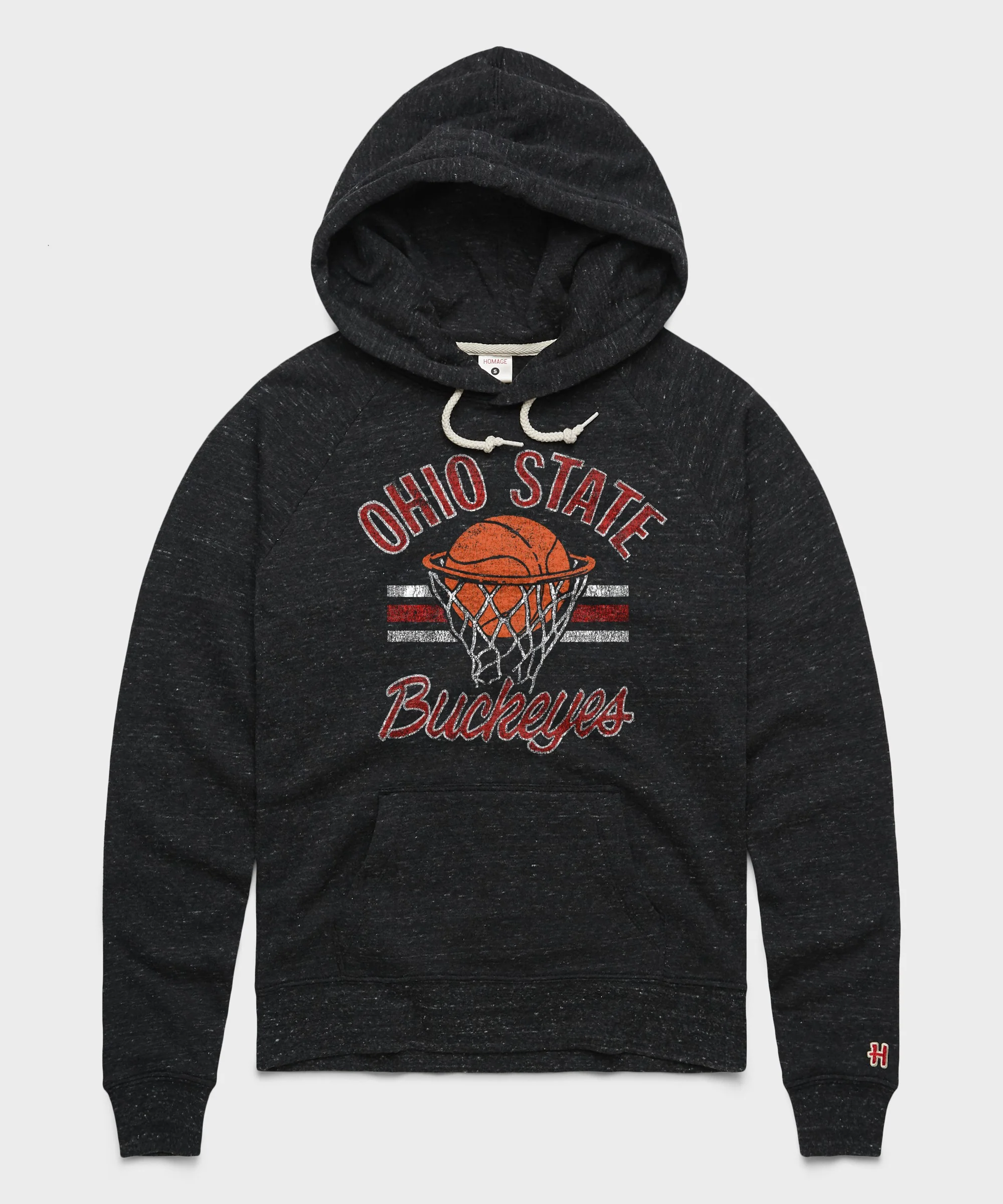 Women's Ohio State Buckeyes Basketball Stripe Hoodie