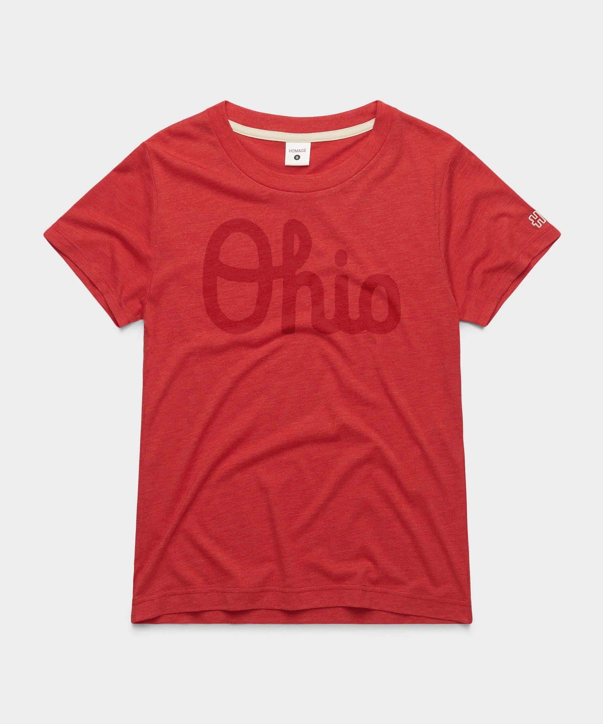 Women's Script Ohio All Scarlet