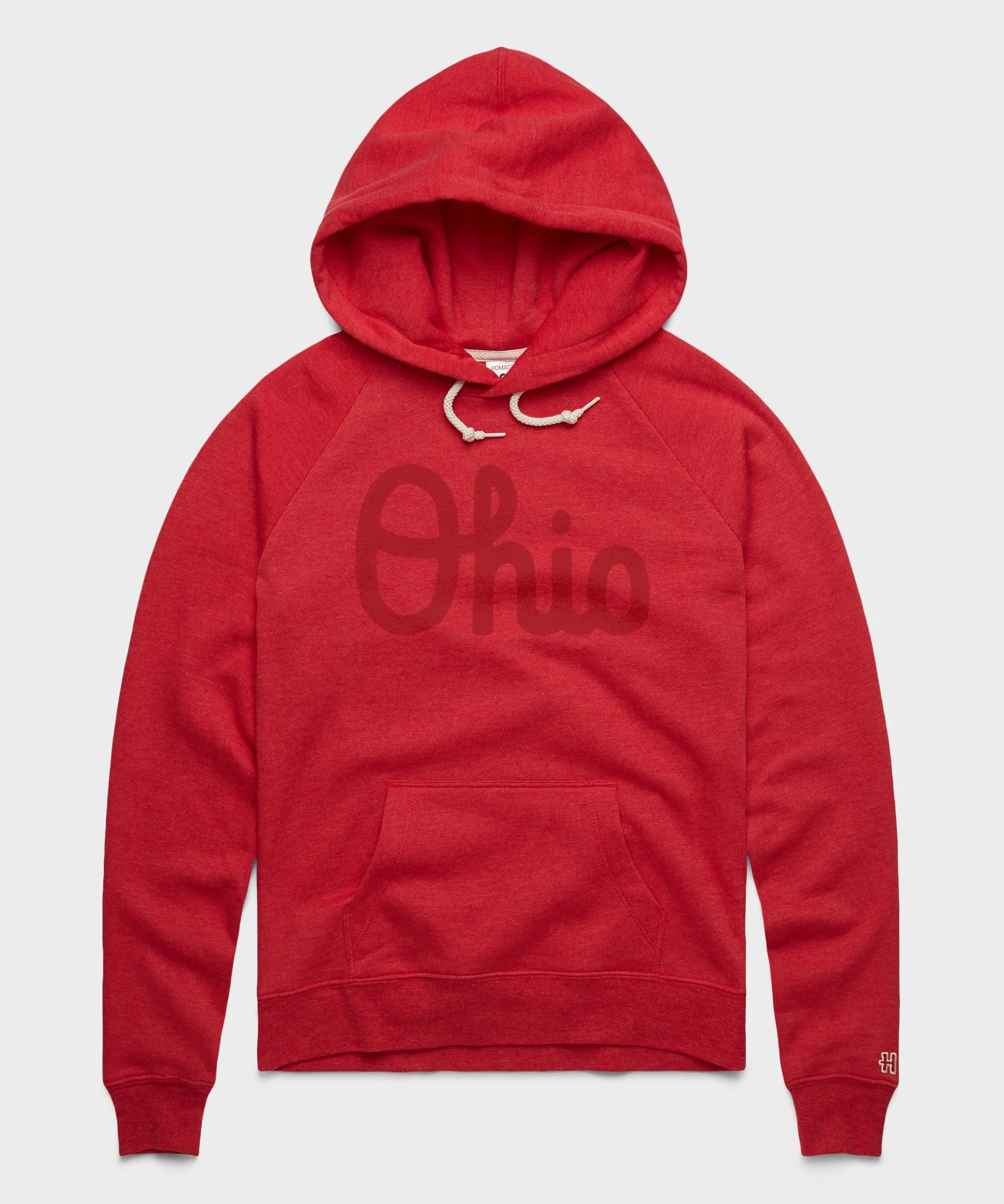 Women's Script Ohio All Scarlet Hoodie
