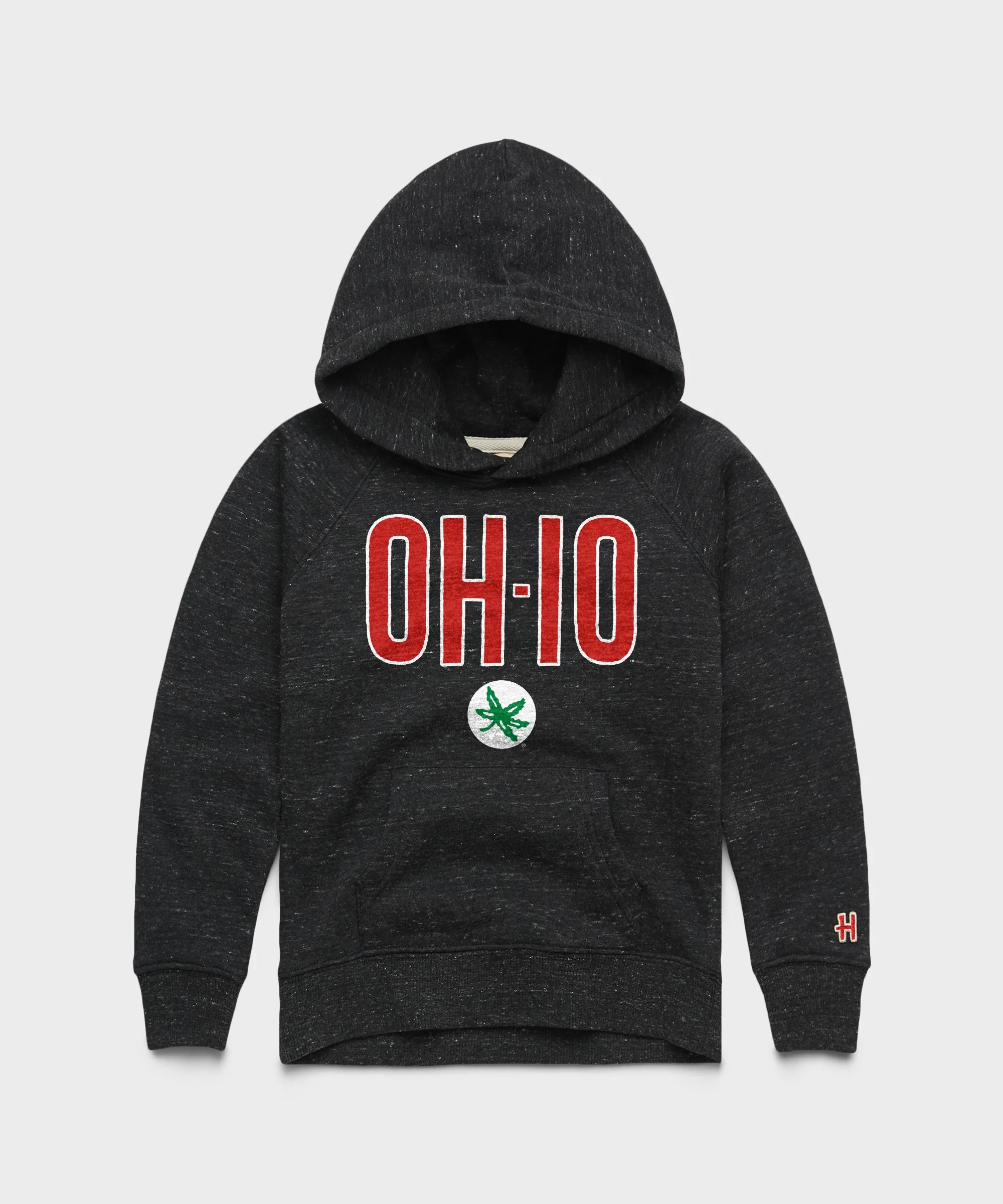 Youth OH-IO Buckeye Leaf Hoodie