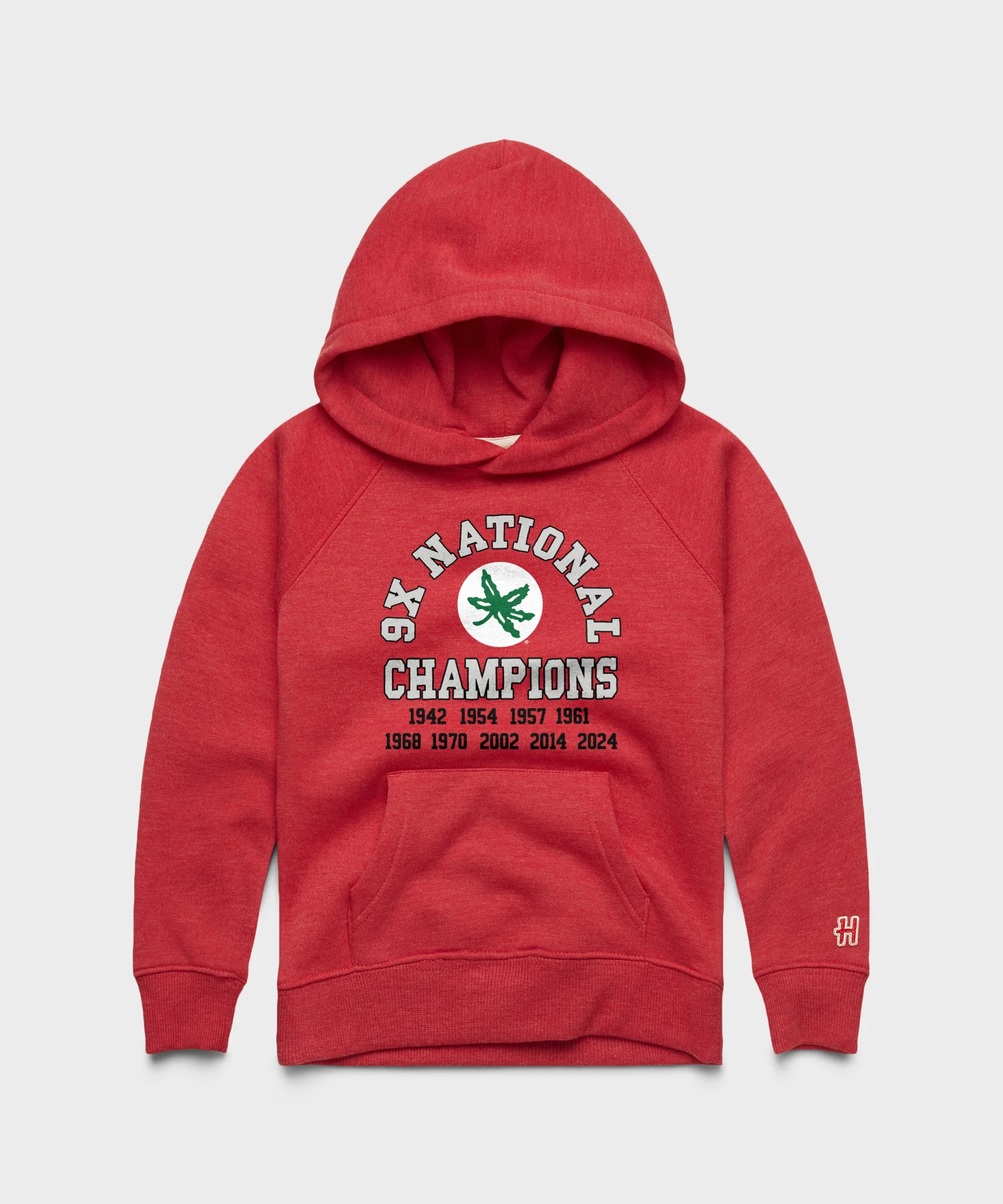 Youth Ohio State 9X National Champions Hoodie