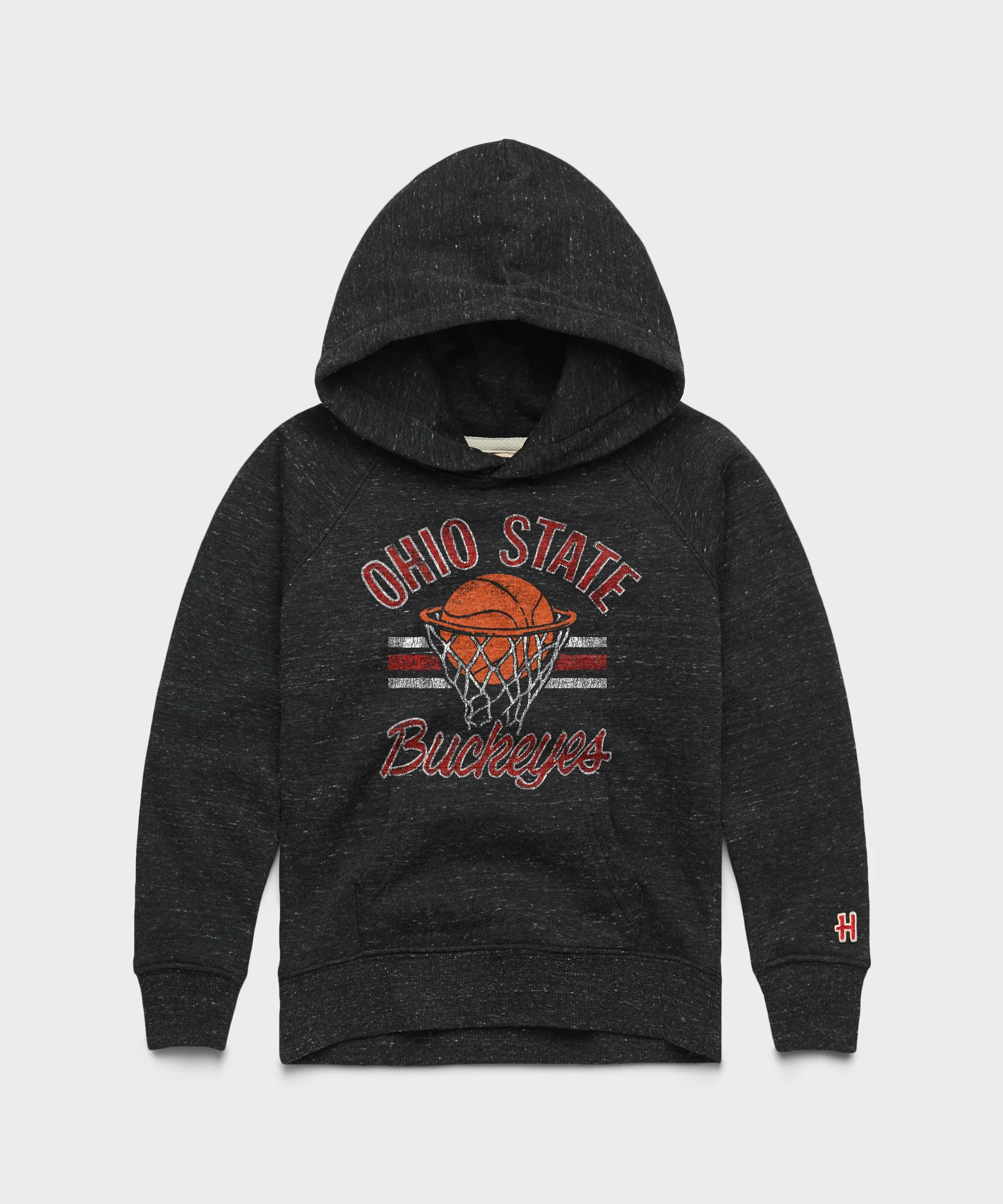 Youth Ohio State Buckeyes Basketball Stripe Hoodie